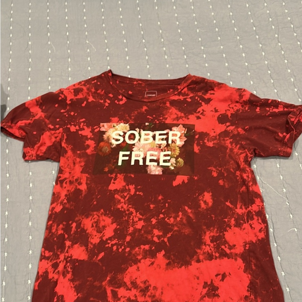 Red Tie-Dye Kids Shirt